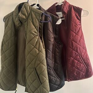 Three Old Navy Vests
